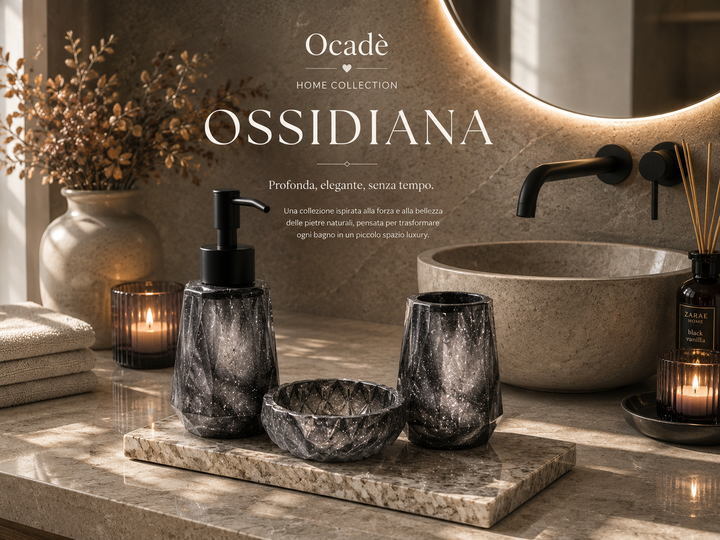 Set Bagno Ossidiana