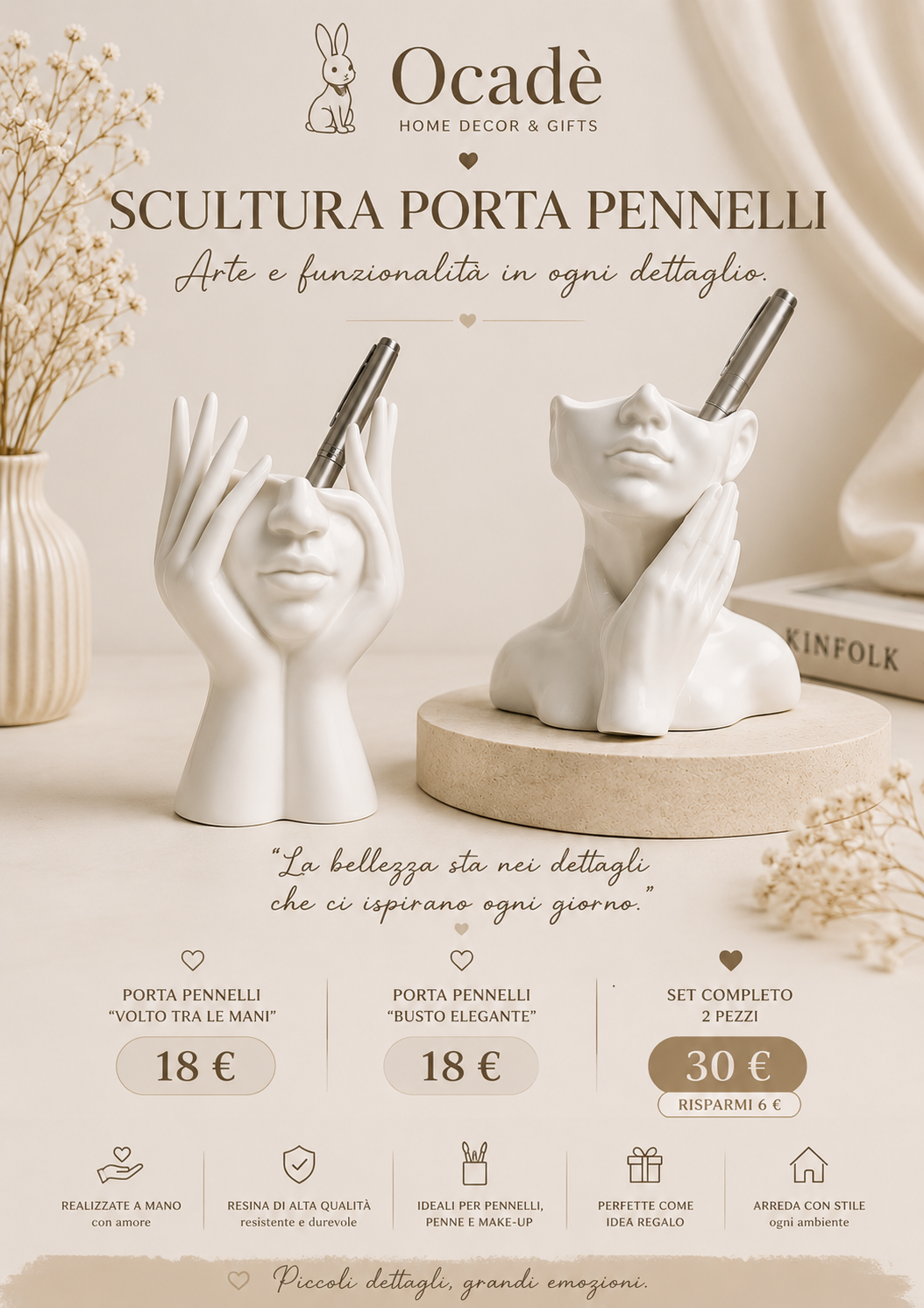 Porta Pennelli Artistico