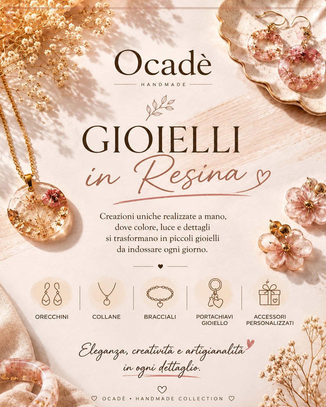 Gioielli in Resina
