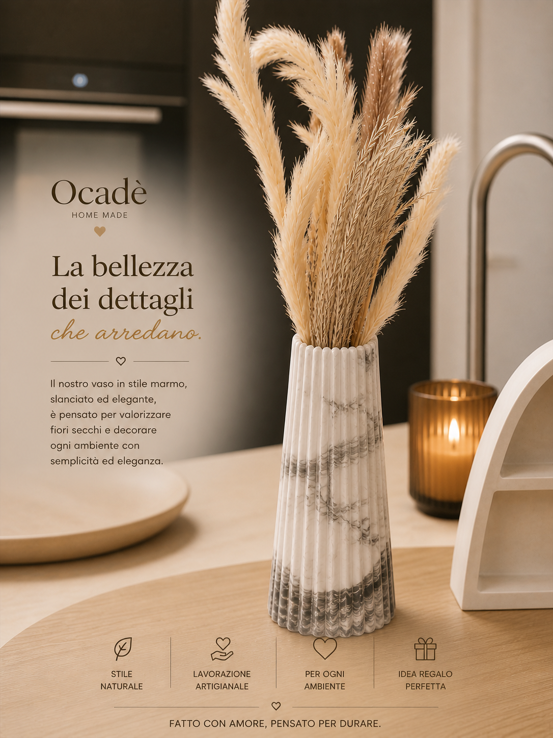 Vaso Marmo Elegance