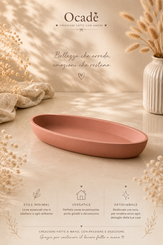 Vassoio Ovale Blush