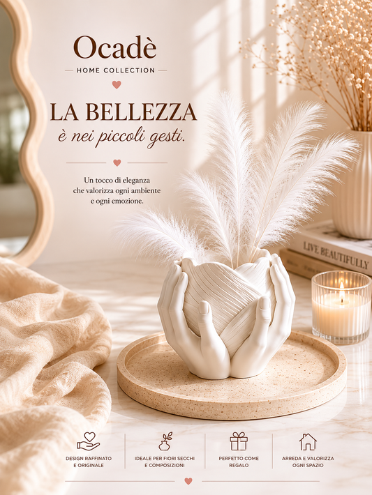 Vaso Decorativo Mani d’Amore