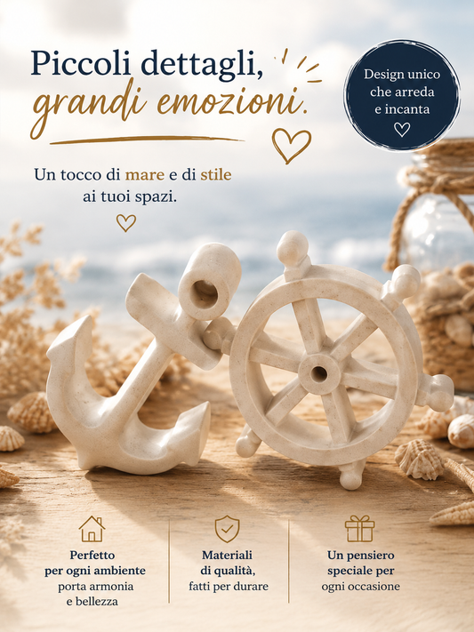 Set Ancora e Timone Marino